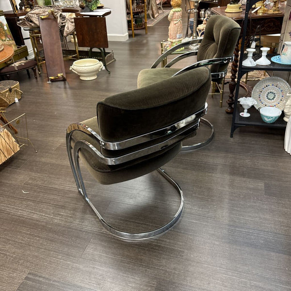 Moxie - Pair 1984 Baughman Style Cantilever Chairs - In Store Pick Up Only