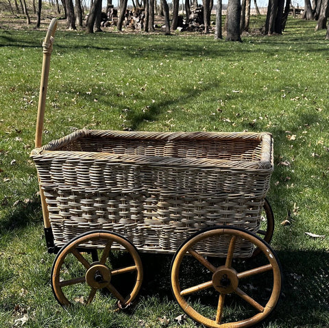 Vintage French Country Farmers Market Cart FIRM In Store Pick Up Only