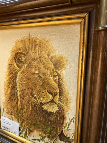 Vintage lion frame