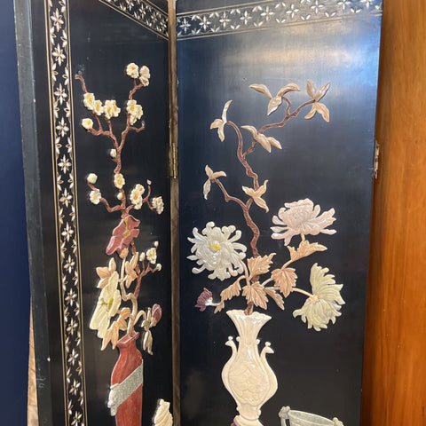 Asian design 4 panel screen