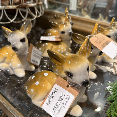4" LONG X 21/4 X 4" H STOMEWARE DEER