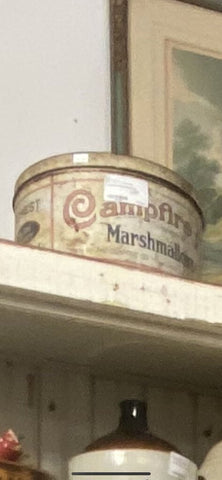 Campfire marshmallow tin