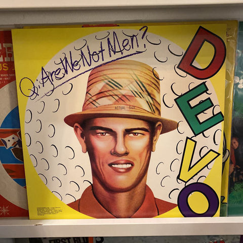 DEVO we are not men lp