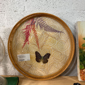 Vintage butterfly tray