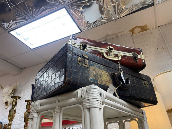 Alligator Pattern Suitcase (18x30x9) W1264