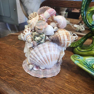 Seashell small lamp 8" tall