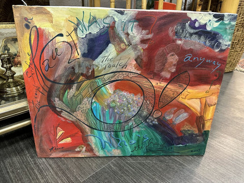Signed abstract Painting