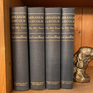 Abraham Lincoln The War Years Book Set of 4