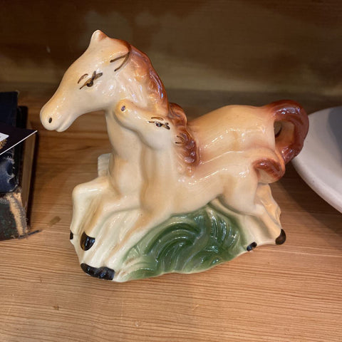 Ceramic works Horse and Foal Planter