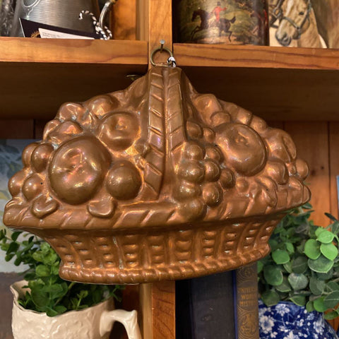 Copper Fruit Basket Mold