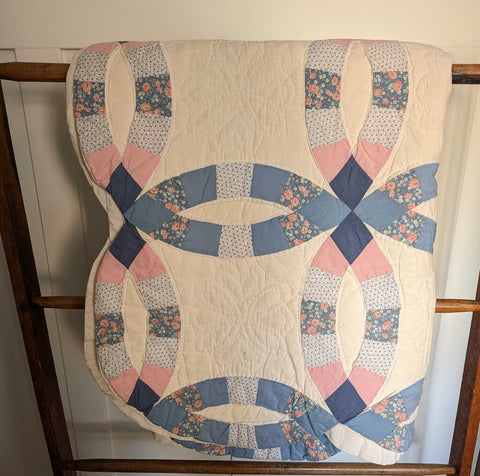 Vintage Double Ring Quilt 84x96