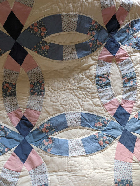 Vintage Double Ring Quilt 84x96
