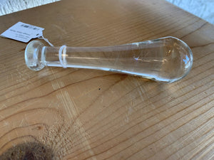Vintage Glass Pestle- 1.5" w x 5.5" l