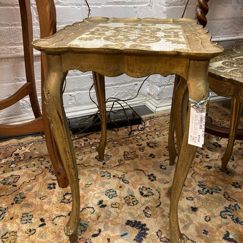 Italian Florentine Table In Store Pick Up 16 1/2" x 13" x 19 1/2"