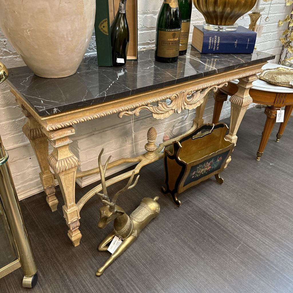 Hooker Marble Top Console Table w/Mirror 50x30x18,26x42 In Store Pick Up Only