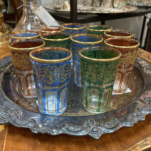 Moroccan Tea/Wine Glasses Set of 12