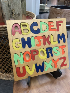 Vintage MCM Kids Alphabet Puzzle