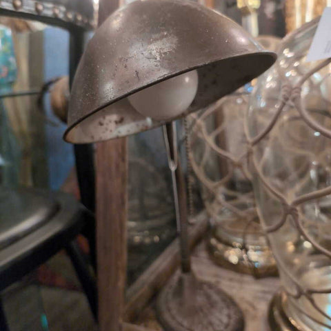 goose neck antique lamp