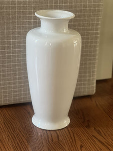 Tall White Vase