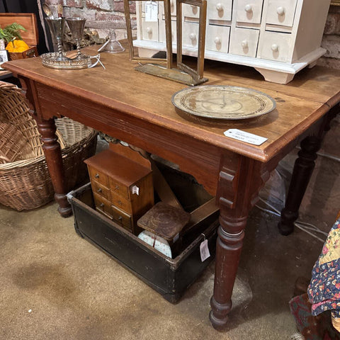 Antique Walnut Table 41x26x28. IN STORE PICKUP ONLY