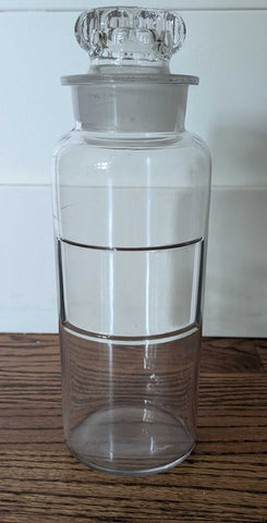 Vintage Apothecary Jar 10"
