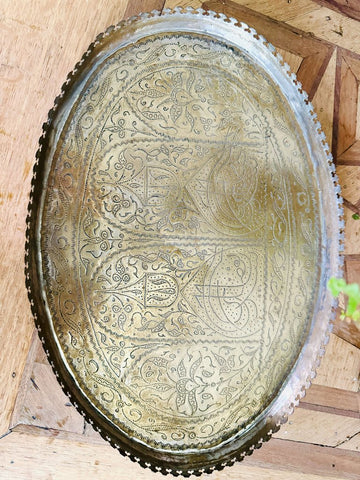 Brass Etched Tray