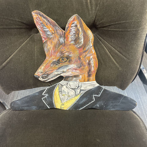Moxie - Wood Fox Painting