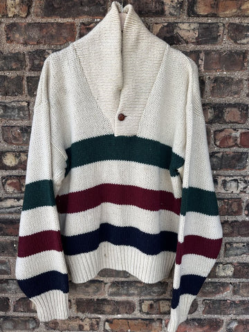 Vintage AMERICAN EAGLE Striped Sweater Sz: Lg