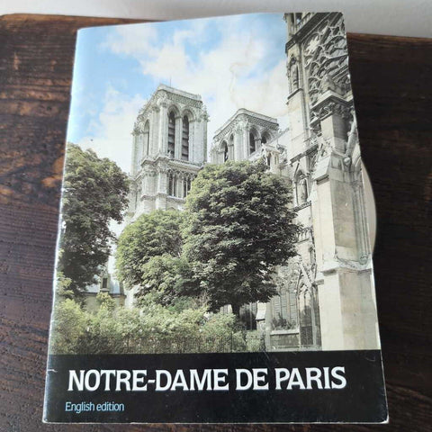 Vintage Pamphlet on Notre Dame - Souvenir Keepsake