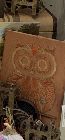 Vintage owl string art