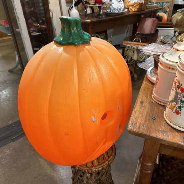 Large vintage blowmold pumpkin as is