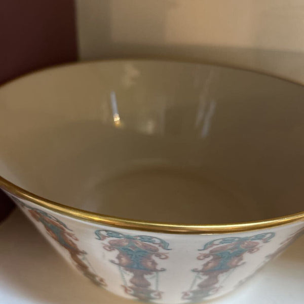 Vintage 1970's Lenox 'Lido' 10" Salad Serving Bowl