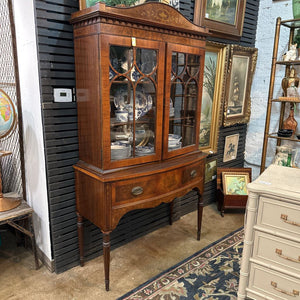 Antique China Cabinet 39"w x 16.5"d x 70"h IN STORE PICKUP ONLY