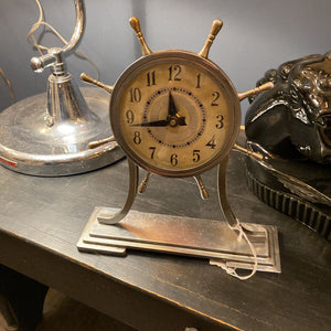 Ships wheel clock