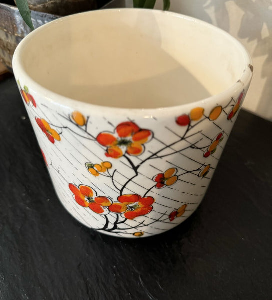 Weiss Hand Painted Pottery Vase