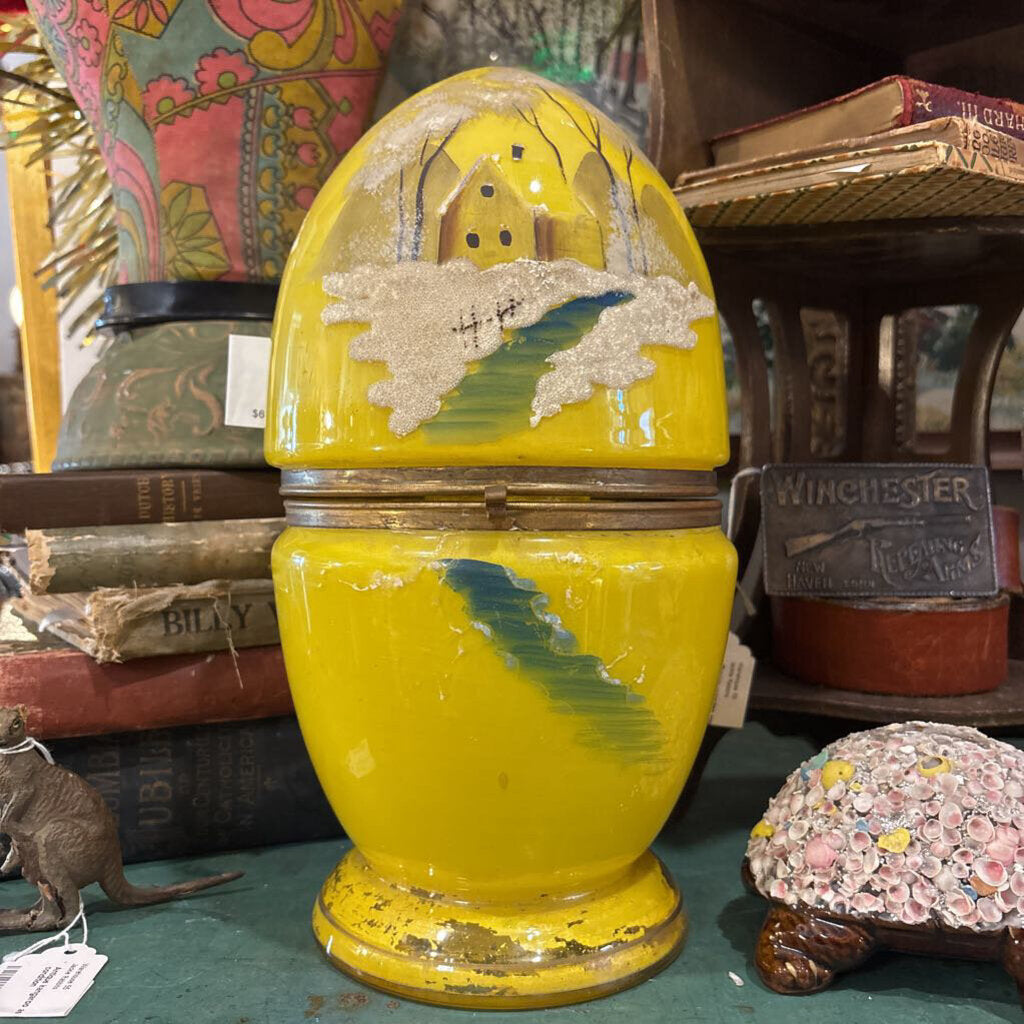 Antique egg caddy