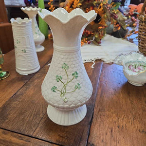 Belleek 10" tall vase