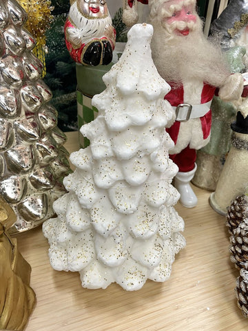 Moxie - Vintage White Candle Tree - 12.5"