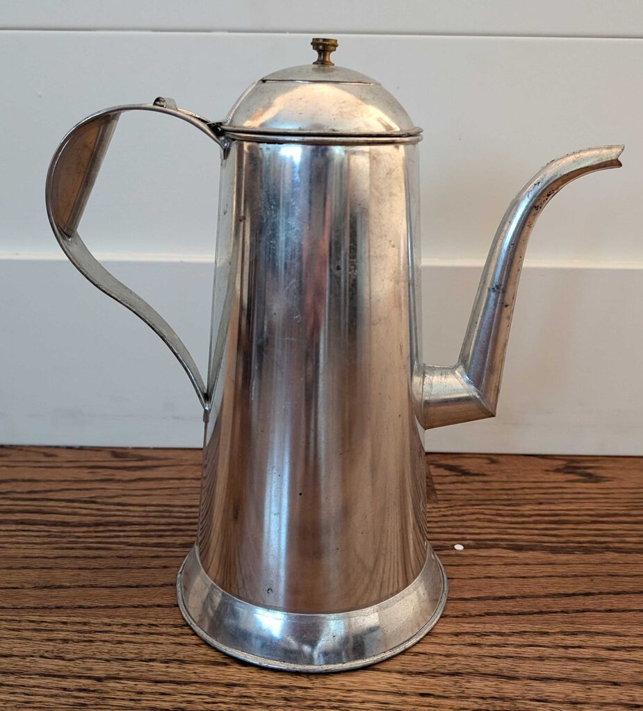 Early Vintage Aluminum Kettle 12"