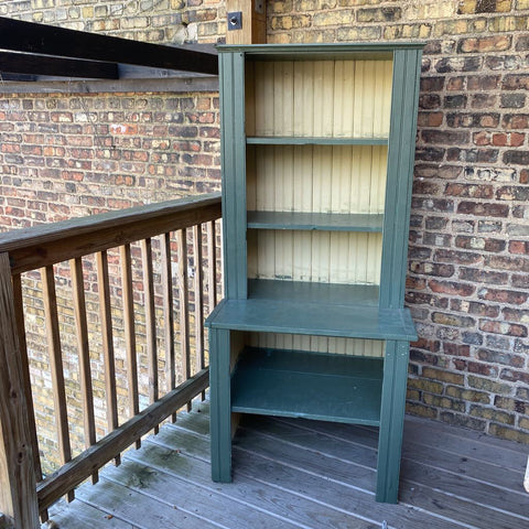 Wainscoting painted cabinet 30 + 24 in wide 68in high