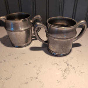 Pair of Vintage Creamer and Sugar