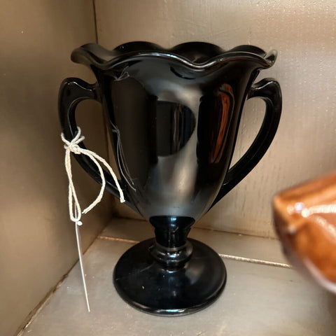 Black Amethyst Trophy Vase