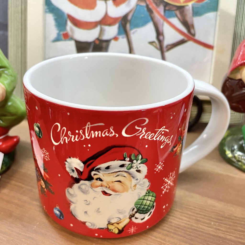 Moxie - Christmas Greetings Santa Mug