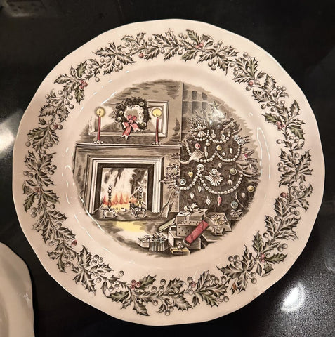 JOHNSON BROTHERS "MERRY CHRISTMAS" PLATE