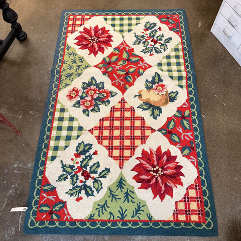 Wool needlepoint rug 3ftx5ft