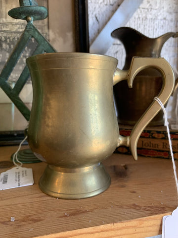 Vintage Brass Pitcher~ 3"w x 5.5" l x 4.5" t