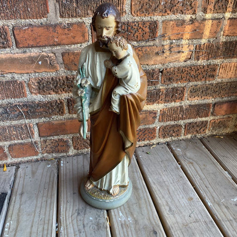 Vintage St Joseph Statue