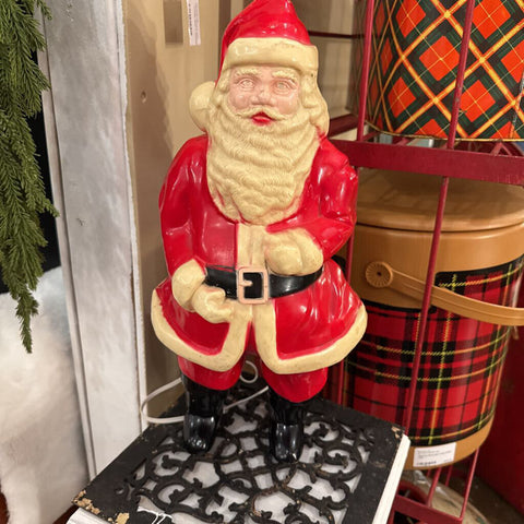 Christmas light up SANTA BLOW MOLD