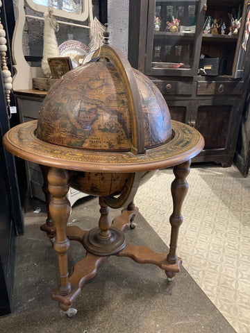 Vintage Globe Bar Cart~ 28" w x 38" t~ Pick up in Store