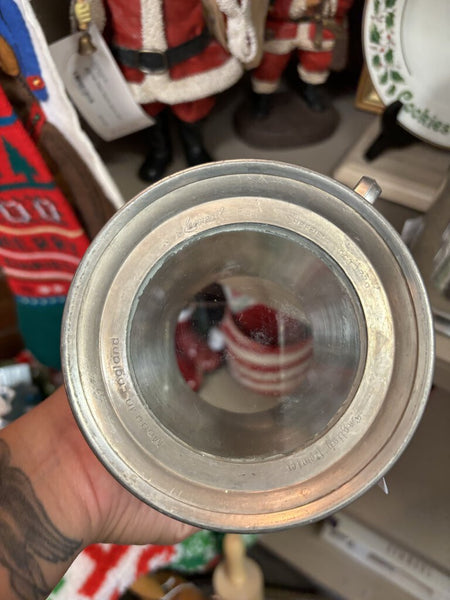 Vintage Leonard Earl of Sheffield Pewter Tank Set 5in